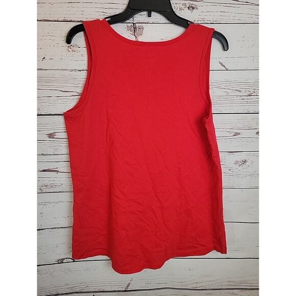 Disney Red Minnie Mouse Graphic Print Sleeveless Tank Top Women's Size XL - Picture 2 of 8